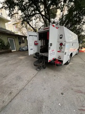 Magnet Plumbing service vehicle on-site for Water Heater Repair in Raintree Gardens